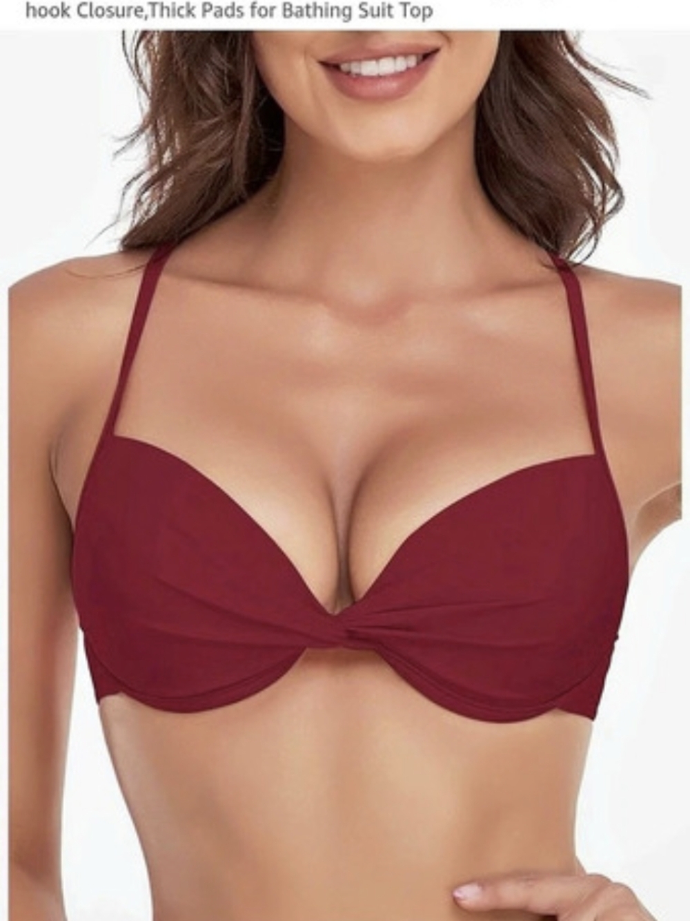 Push Up Padded Underwire Bikini Top